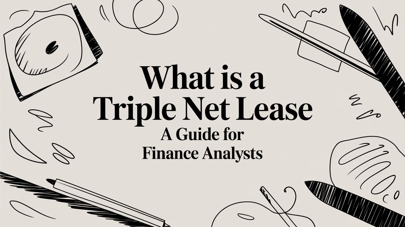 Triple net lease flowchart showing tenants covering taxes, insurance, and maintenance.
