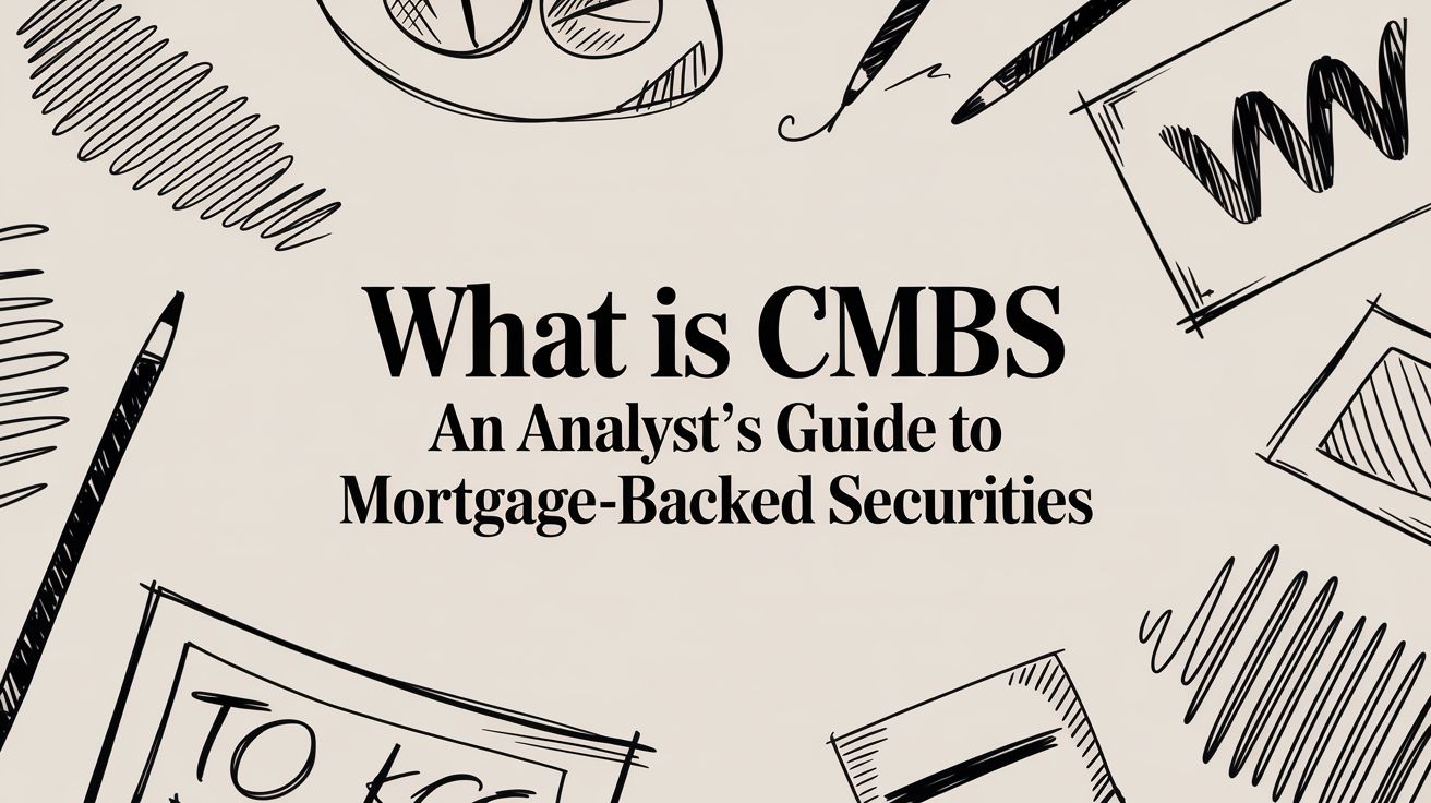 CMBS data lineage diagram showing connections between securities, loans, and property performance.
