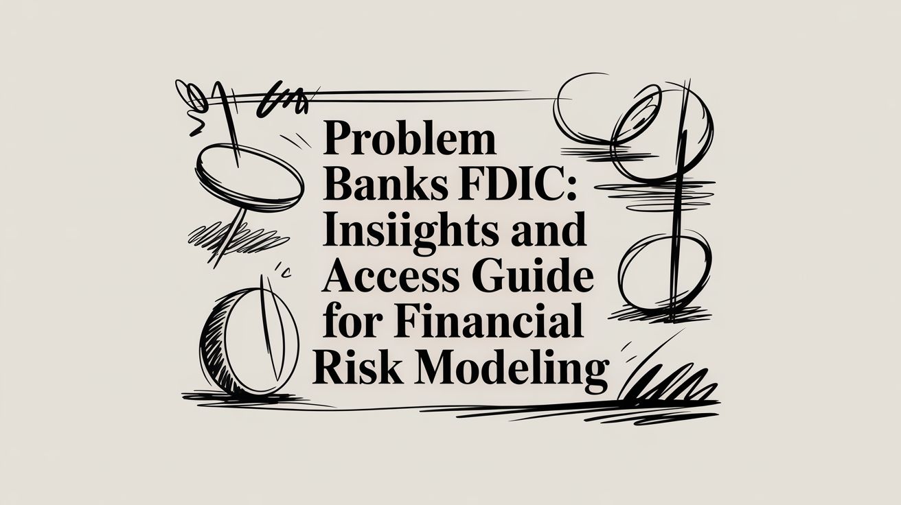 FDIC problem banks data visualization showing systemic risk indicators.