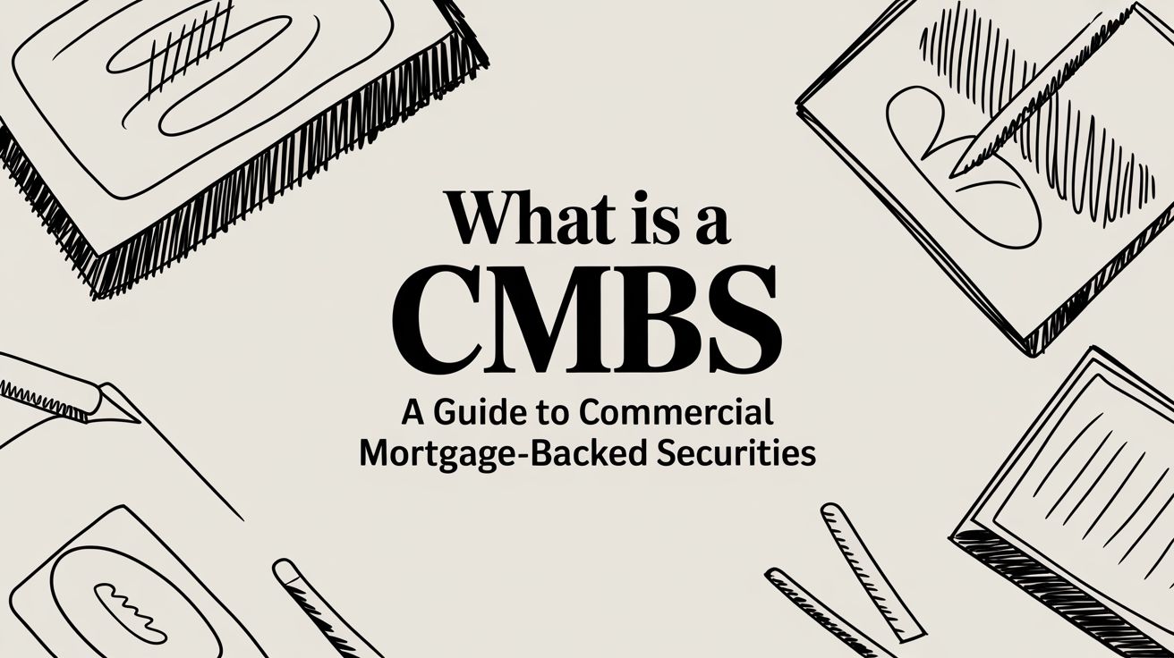 CMBS data flow diagram showing prospectus and servicer reports to loan-level data.